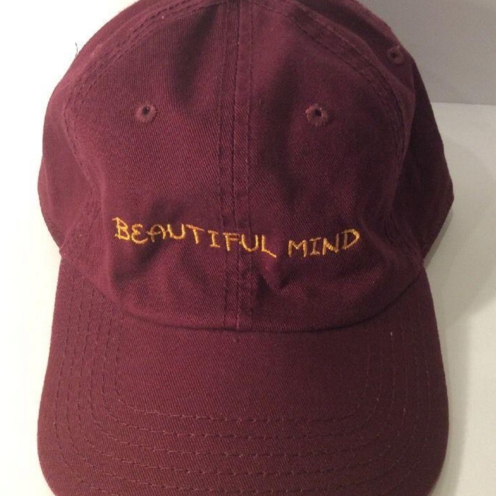 Jon Bellion Beautiful Mind maroon hat